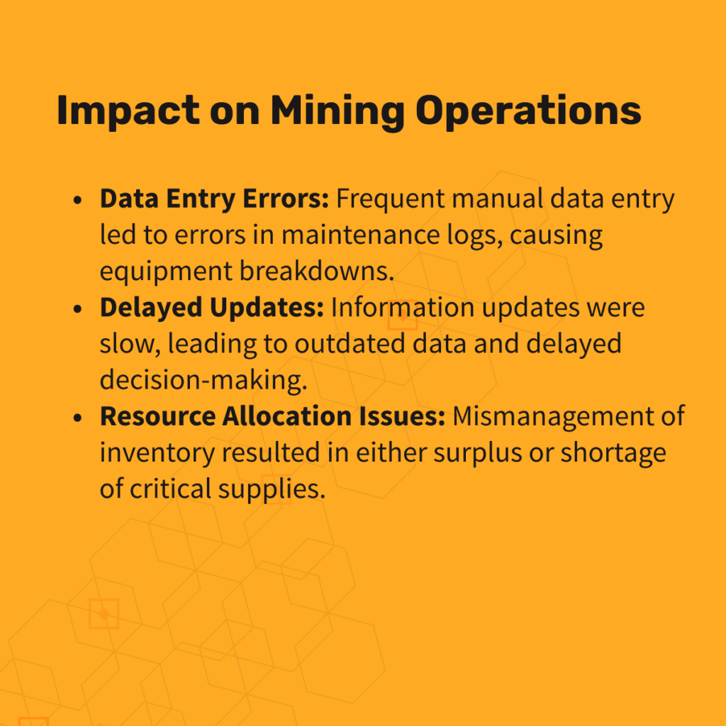 Impact on Mining Operations